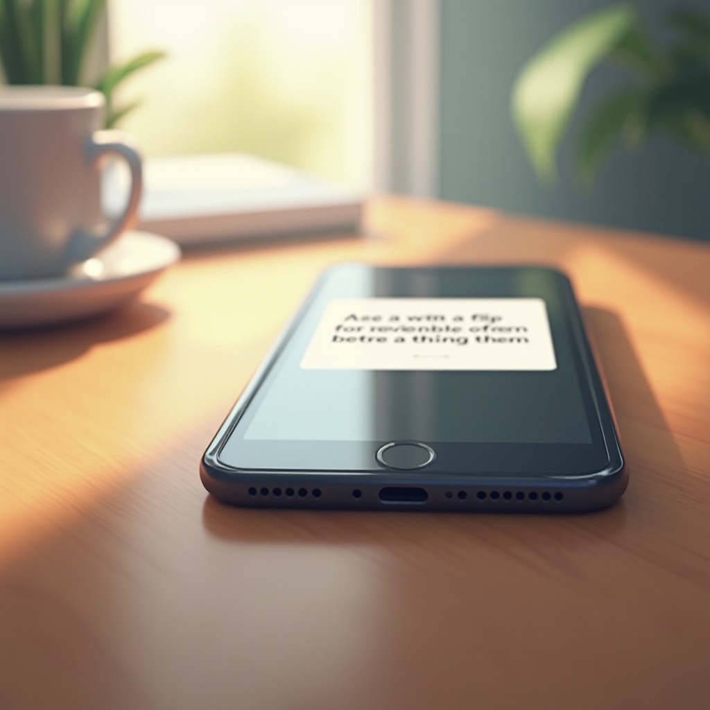 cara membaca teks tanpa membukanya di iPhone