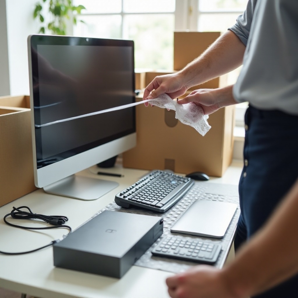 cómo enviar una computadora de escritorio