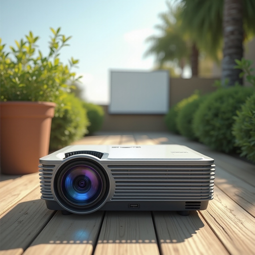 proyektor luar ruangan terbaik untuk penggunaan siang hari