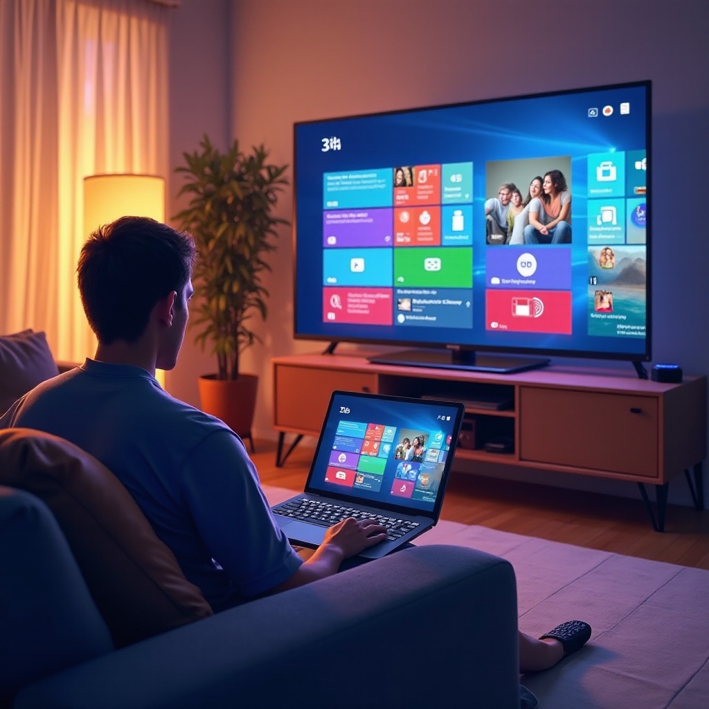 jak przesyłać obraz z Windows 10 na telewizor