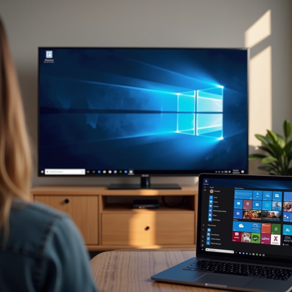 как передавать Windows 10 на телевизор