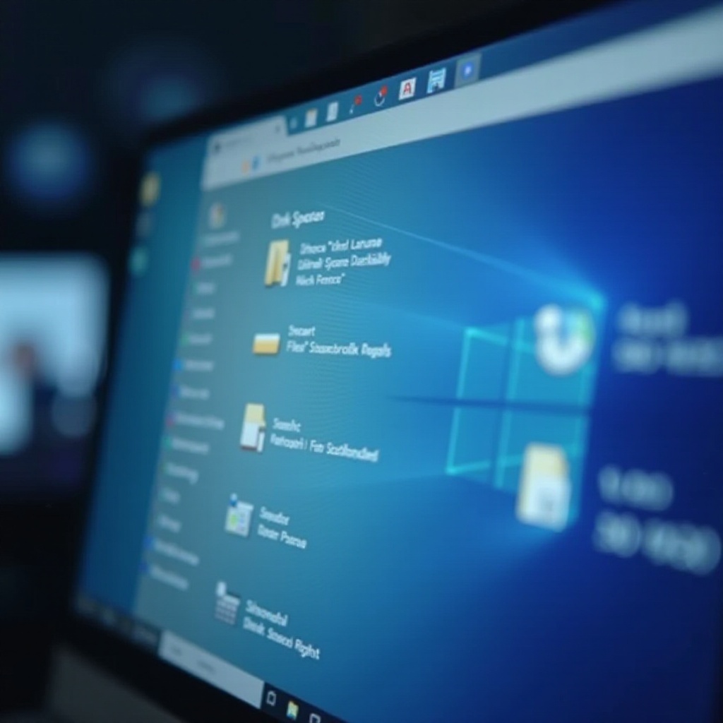 как проверить место на диске в Windows 10