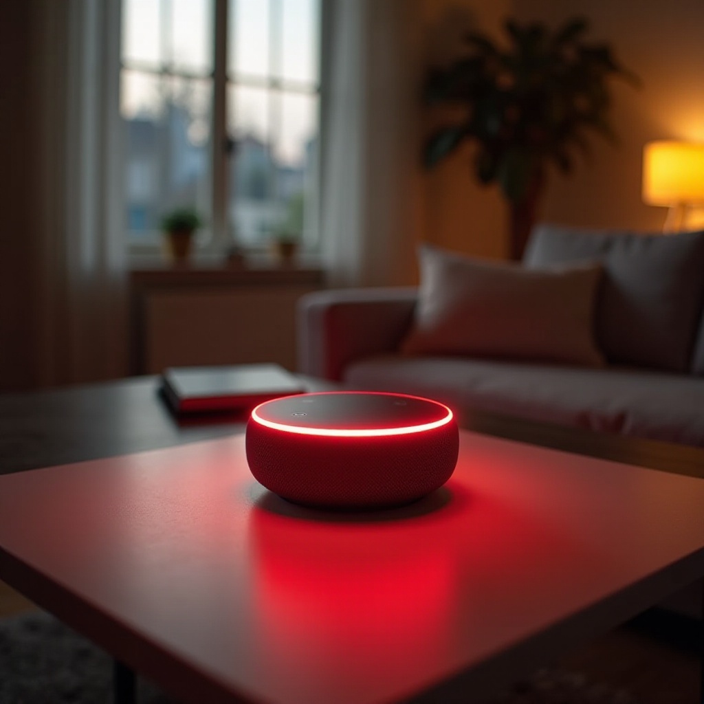 ¿Por qué está rojo mi Echo Pop?