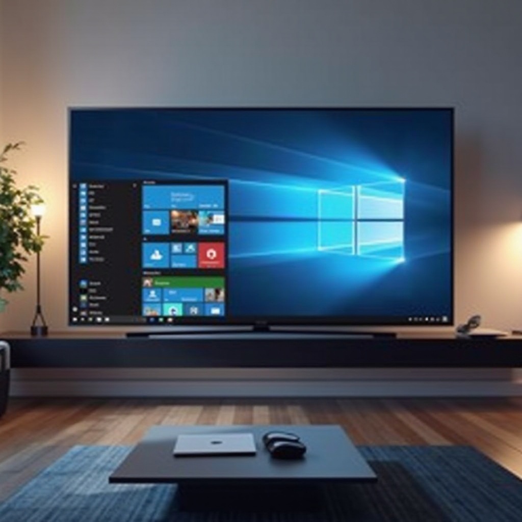 cómo transmitir Windows 10 a la TV