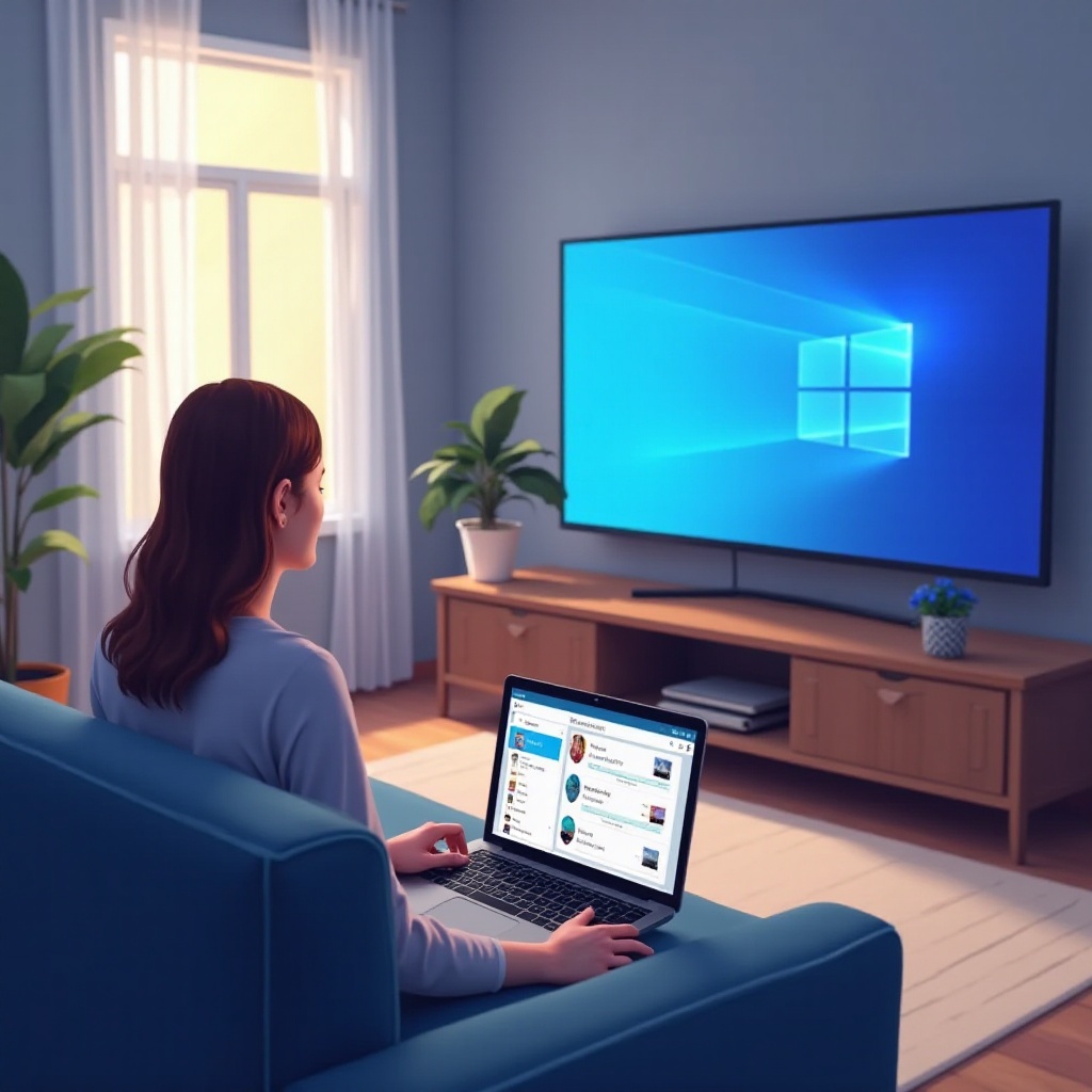 cara mentransmisikan Windows 10 ke TV