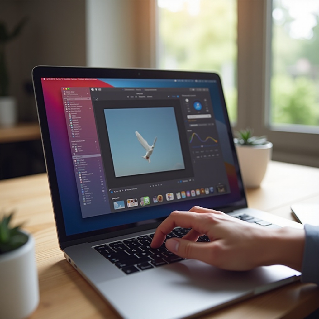 как перевернуть изображение на Mac