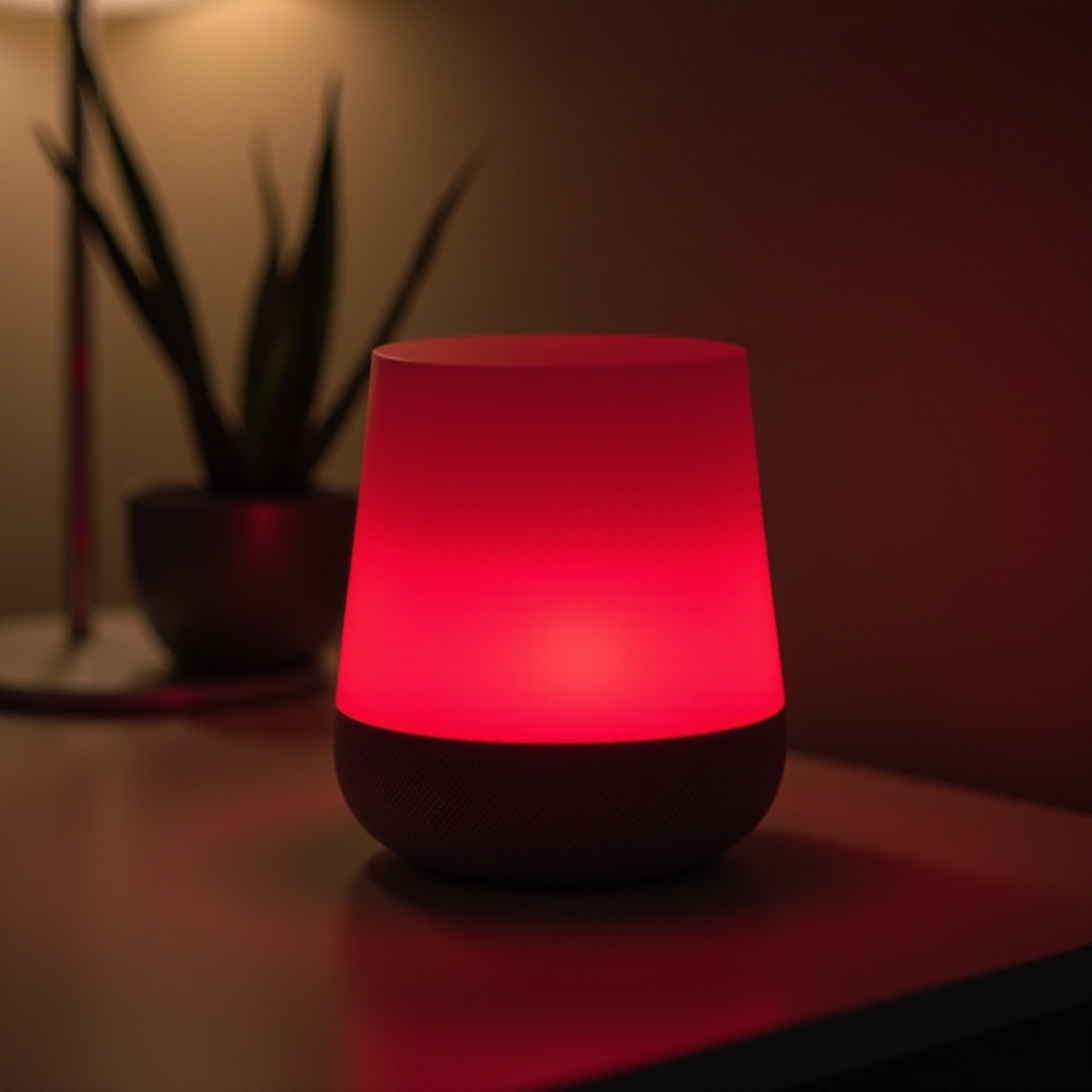 Mengapa Echo Pop saya berwarna merah?