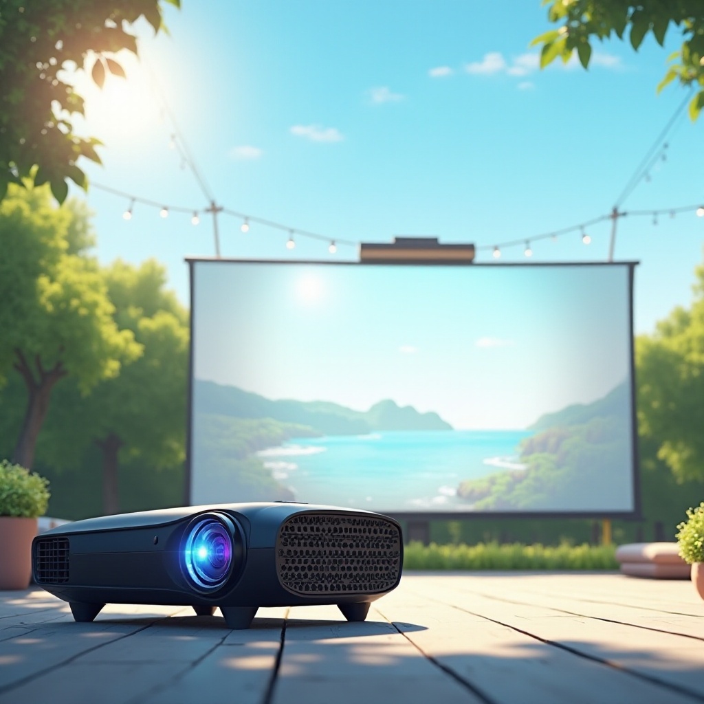 лучший уличный проектор для использования днем