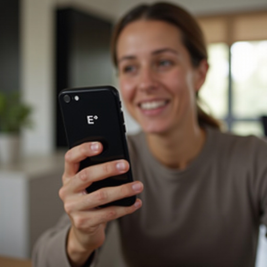 Что значит 'e' на iPhone?