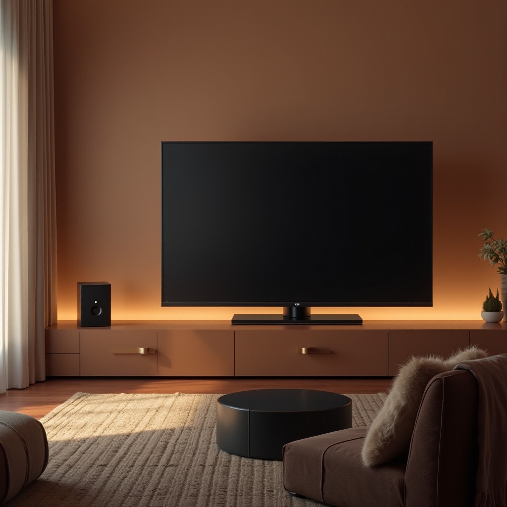 サブウーファー付きテレビ